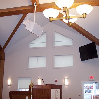 Nativity Lutheran Church Allentown by Kuhns and Heller Custom Window Treatment